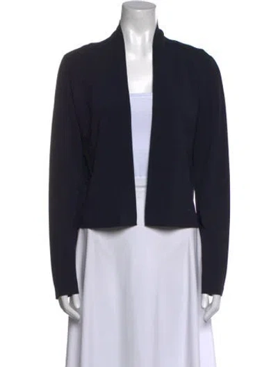 Pre-owned Max Mara Open Front Sweater In Blue