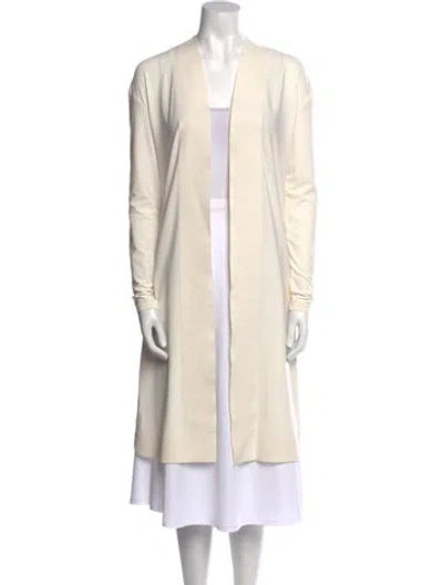 Pre-owned Max Mara Open Front Sweater In Neutral