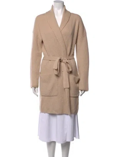 Pre-owned Max Mara Open Front Sweater In Neutrals