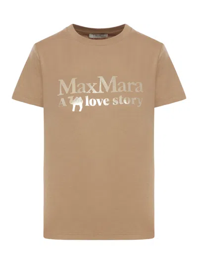 Max Mara Open-necked Black Shirt In Nude