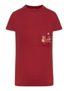 Max Mara Logo Embellished Crewneck T-shirt In Red