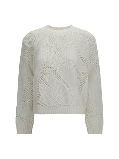 MAX MARA MAX MARA OPEN-KNIT COTTON SWEATER