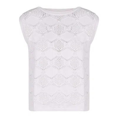 MAX MARA OPEN-KNIT TOP
