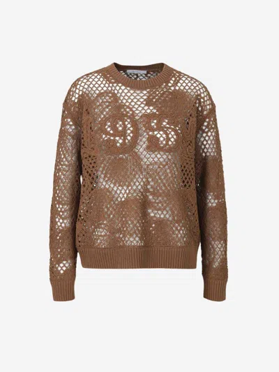 MAX MARA MAX MARA OPENWORK KNITTED JERSEY