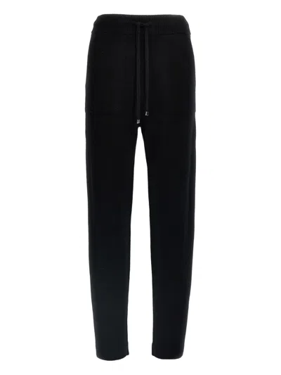 Max Mara Opera Elastic-waistband Trousers In Black