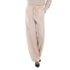 Max Mara Opera Wool And Cashmere Sweatpants In Beige