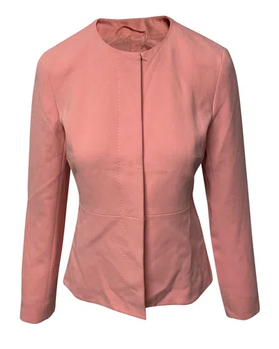 Max Mara Operoso Blazer In Pink Polyester Blend
