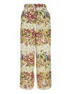 Max Mara Studio Printed Satin Operoso Pant In Neutrals