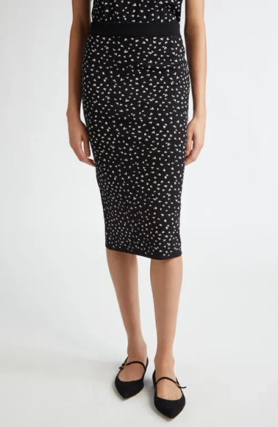 Max Mara Opunzia Midi Sweater Skirt In Black