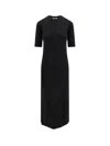 Max Mara Orafo Viscose Blend Midi Dress