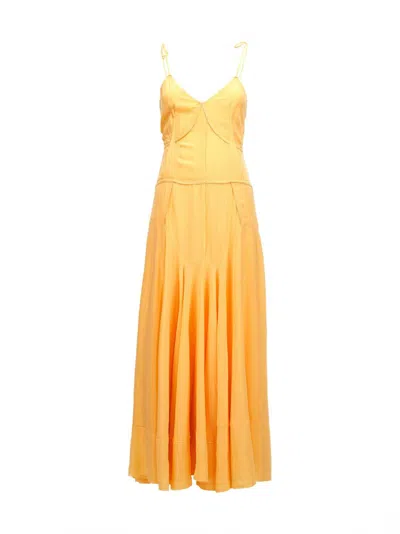Max Mara Orange Cancan Dress