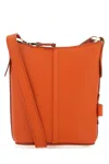 Max Mara Woman Orange Leather Riviers Crossbody Bag In Orange