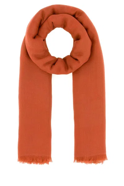 Max Mara Scarf Woman In Orange