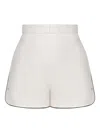 Max Mara Orbita High-waisted Tailored Shorts In White
