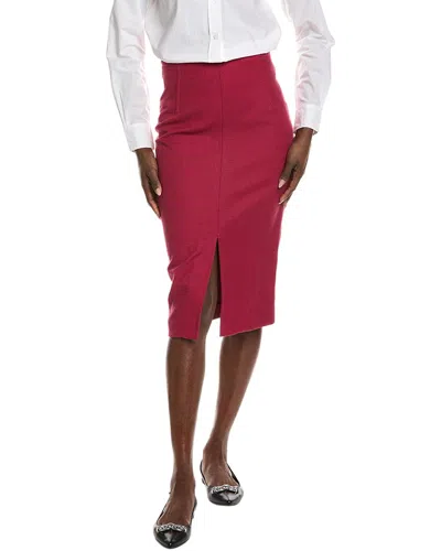 Max Mara Orbita Mini Skirt In Red