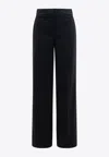 Max Mara Orche Straight-leg Tailored Pants In Black