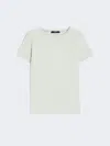 Max Mara Organic Cotton T-shirt In Neutral