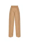 Max Mara Ori Trousers In Brown