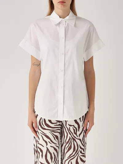Max Mara Oriana Shirt In Bianco