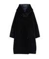 Max Mara Orion Double-faced Cotton Jacket In Black