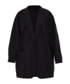 Max Mara Orlaya Oversized Single-breasted Blazer In Black