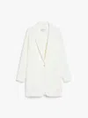 Max Mara Orlaya Virgin Wool Oversized Tailored Jacket In White