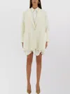 Max Mara Orlaya Long Sleeve Notched Lapel Jacket In Neutral