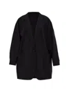 Max Mara Orlaya Oversized Single-breasted Blazer In Black