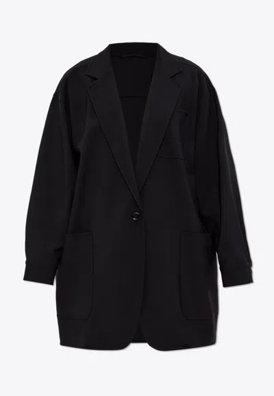 MAX MARA ORLAYA OVERSIZED STRETCH-WOOL CANVAS JACKET