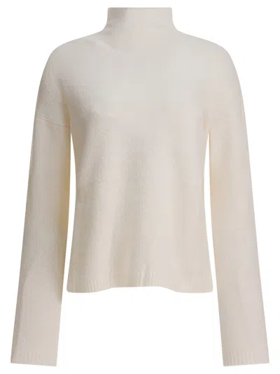 Max Mara Orlaya Cashmere Knit Mock Neck Sweater In Neutral