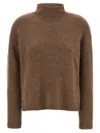 Max Mara Gianna Turtleneck Sweater In Brown
