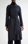 Max Mara Manuela Camel Hair Coat In Blue