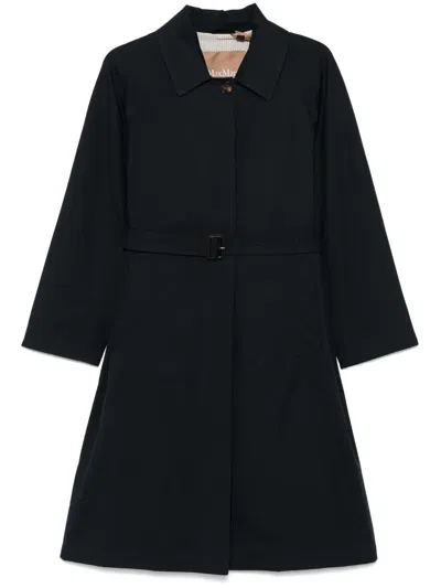 Max Mara Orleans Coat In Blue