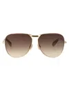 Max Mara Miller-2 Sunglasses In Brown