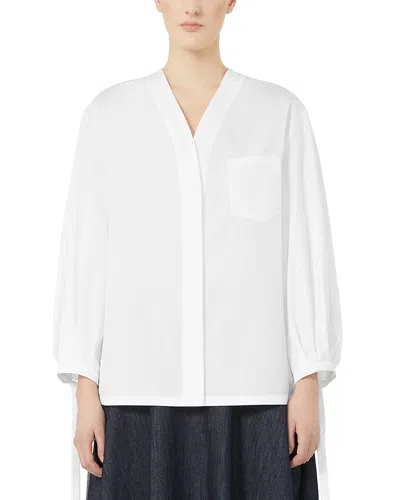 Max Mara Oro Shirt In White
