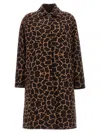 Max Mara Ortica Coat In Multi