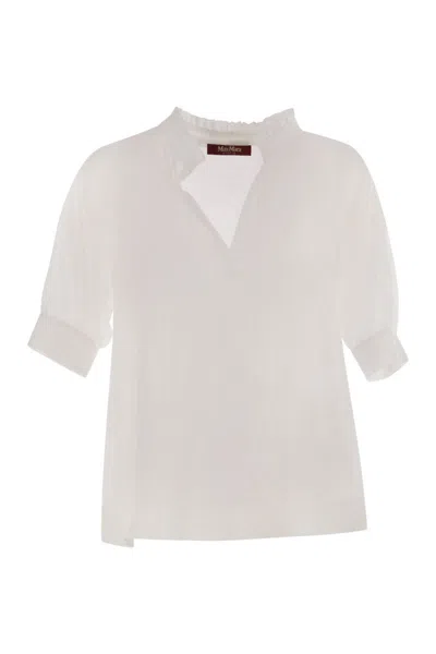 MAX MARA MAX MARA ORVIETO - RAMIE GAUZE BLOUSE