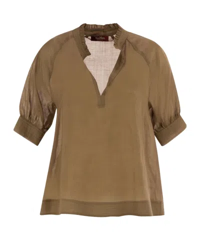Max Mara Orvieto V-neck Short-sleeved Top