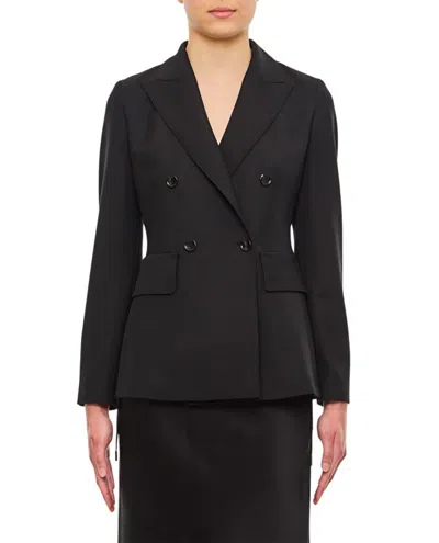 Max Mara Osanna Long Sleeve Jacket In Black