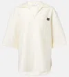 Max Mara Osiride Linen And Silk-blend Polo Shirt In Beige