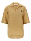 Max Mara Knitwear Sweater With Chest Pocket And V Neck In Brown