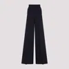 Max Mara Womens Ultramarine Osol Wide-leg Ribbed Stretch-wool Trousers In Blu Marino