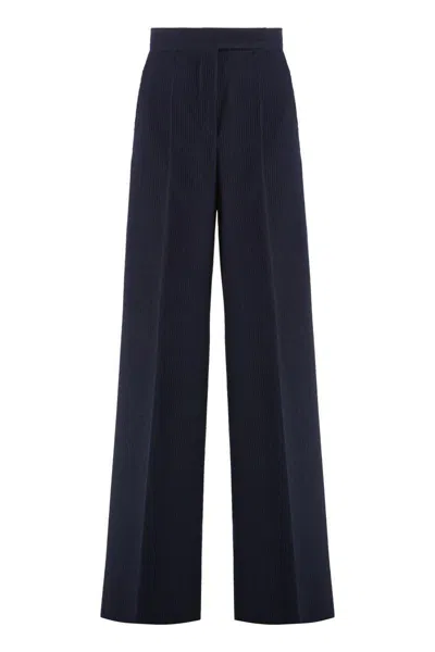 MAX MARA MAX MARA OSOL VIRGIN WOOL TROUSERS