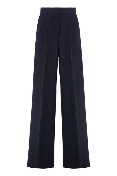 MAX MARA OSOL VIRGIN WOOL TROUSERS