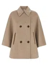 Max Mara Ospite Cape In Camel
