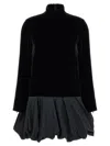 Max Mara Velvet Osso In Black