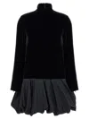 Max Mara Velvet Osso In Black