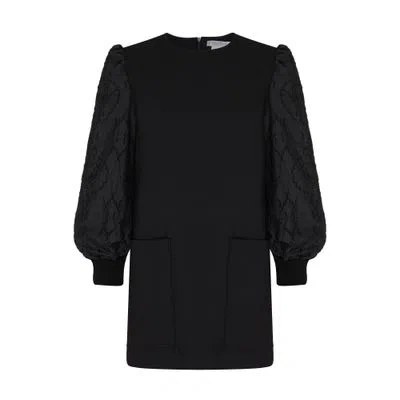 Max Mara Ostile Short Dress In Black