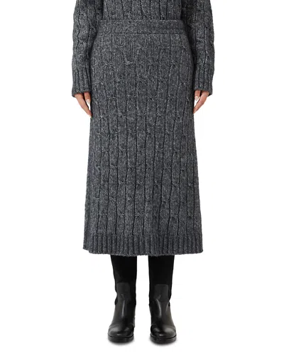 Max Mara Otello Sweater Skirt In Gray