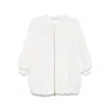 Max Mara Ivory Wool Blend Cirino Jacket In White